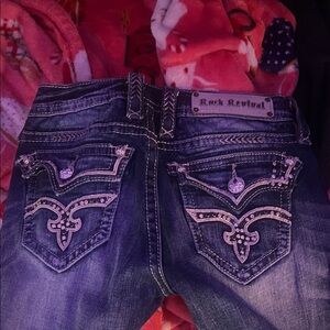 Rock Revival Women's Dark Blue Boot Cut Jeans